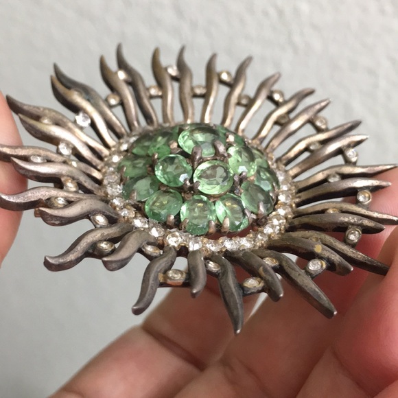 đź–¤SUPER RARE Alfred Philippe Sterling silver fur clip brooch - Picture 5 of 16